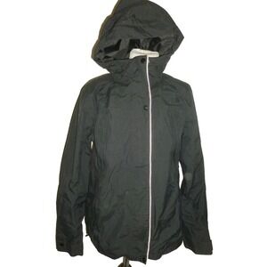 The North Face DryVent Womens Black Hooded Rain Jacket Windbreaker M